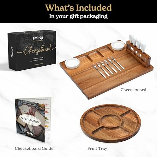 SMIRLY Charcuterie Boards Gift Set