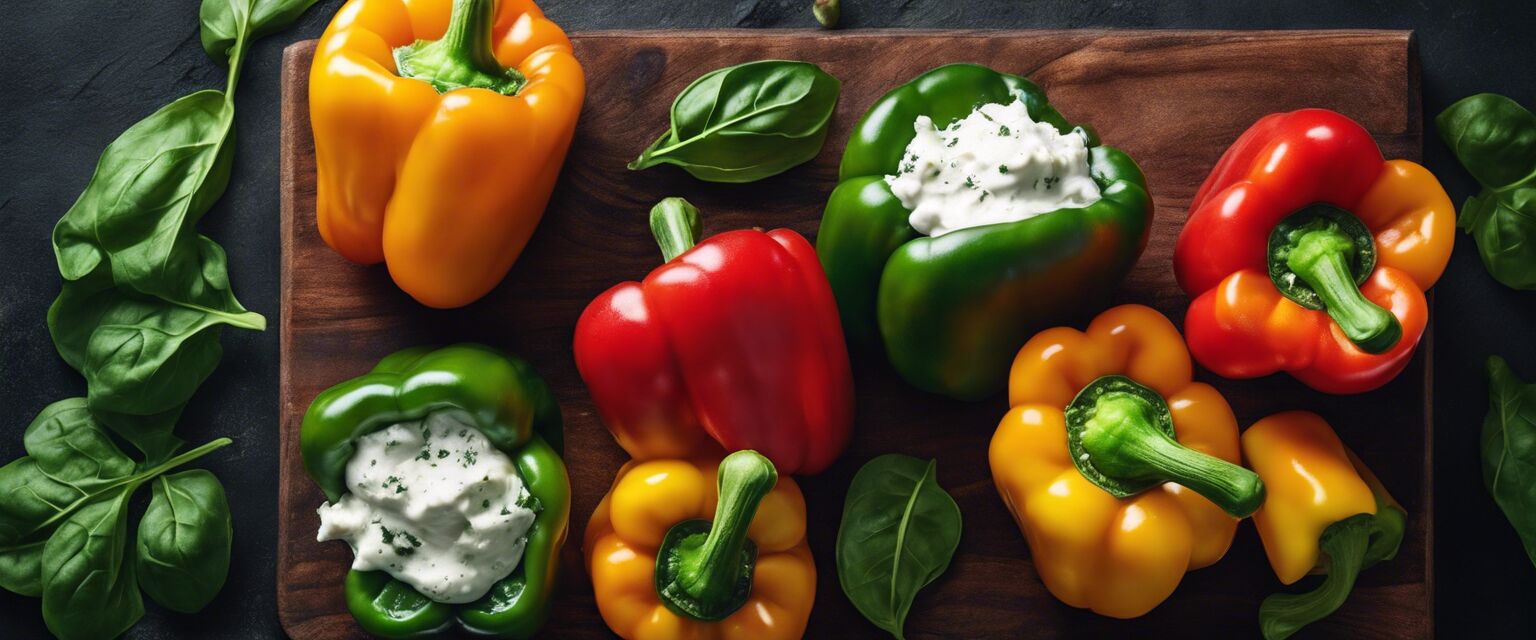 Cheese stuffed peppers